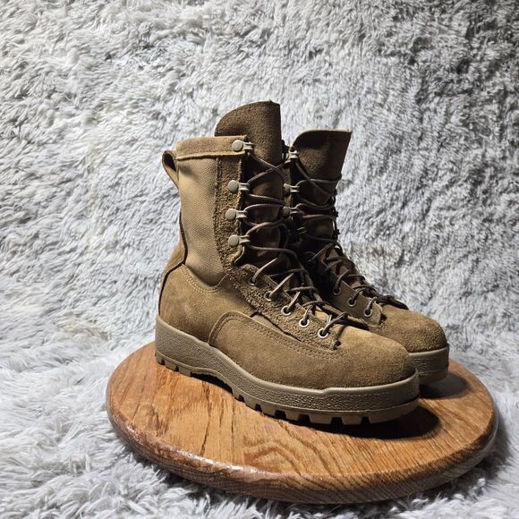 MCRAE Gore-Tex Coyote Men Size 6.5R Hot Weather Military Vibram Sole Combat Boot - Picture 1 of 13